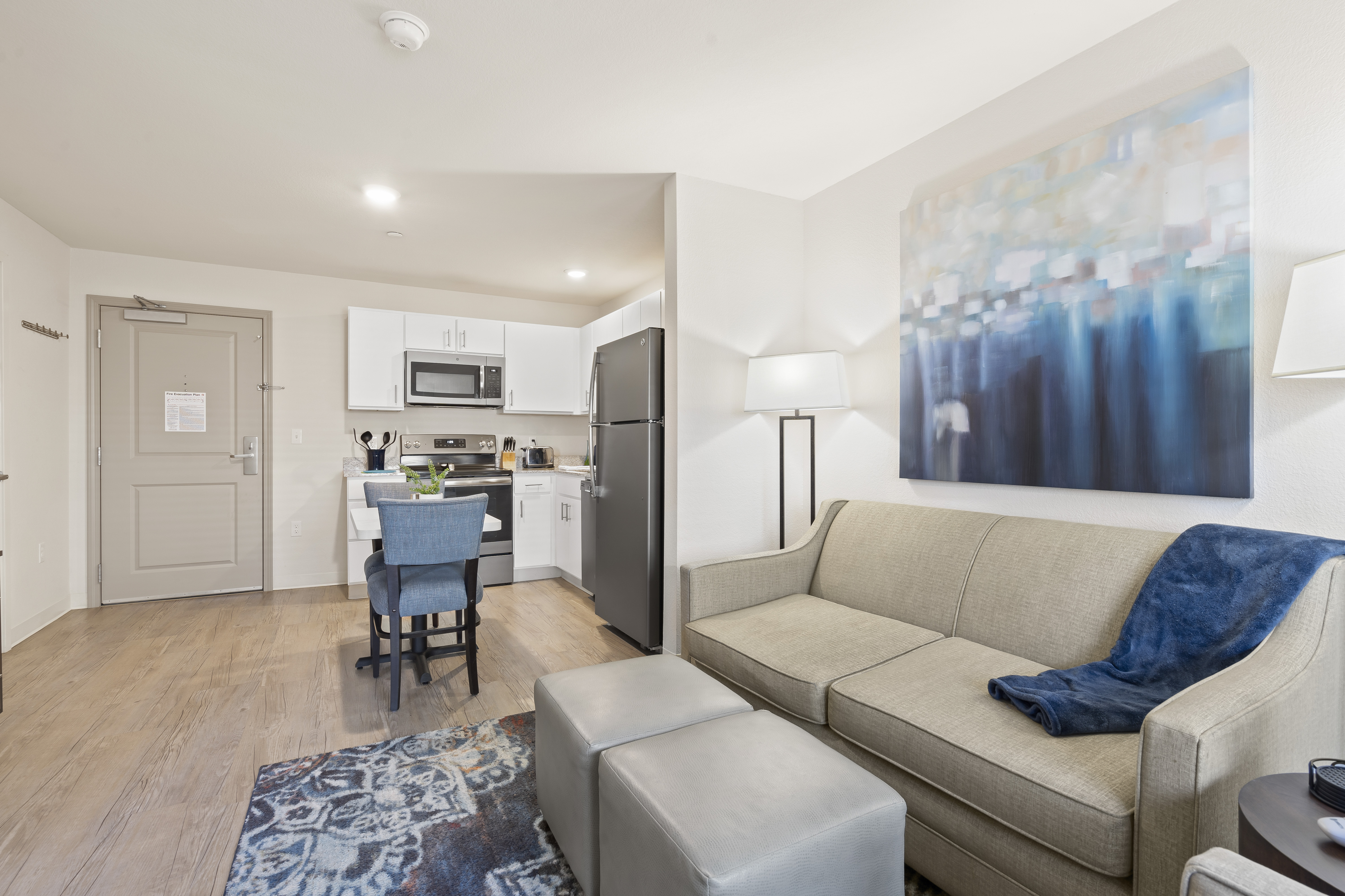 Guest room at the WaterWalk Extended Stay Kansas City - Overland Pk in Overland Park, Kansas