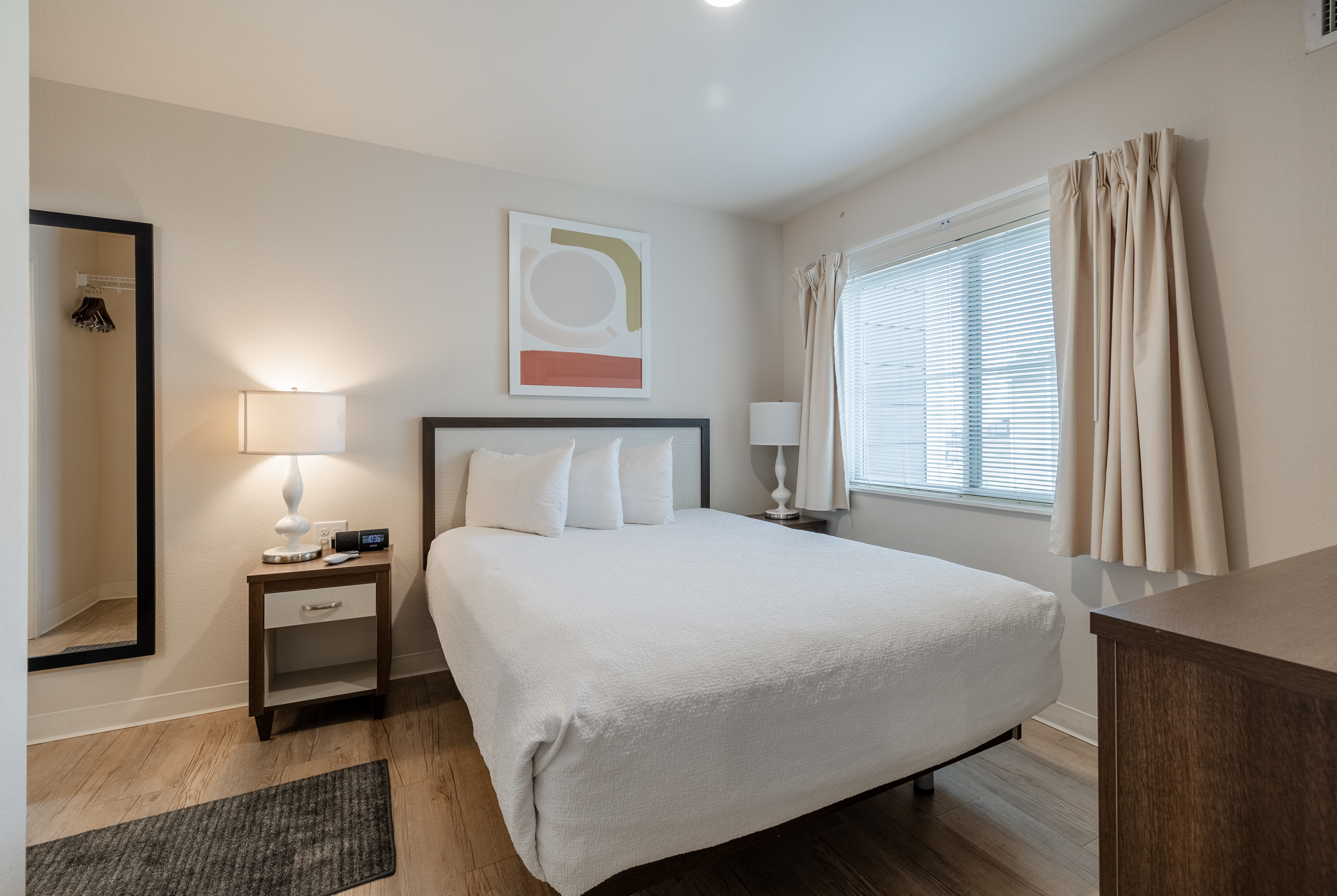 Guest room at the WaterWalk Extended Stay Wichita in Wichita, Kansas