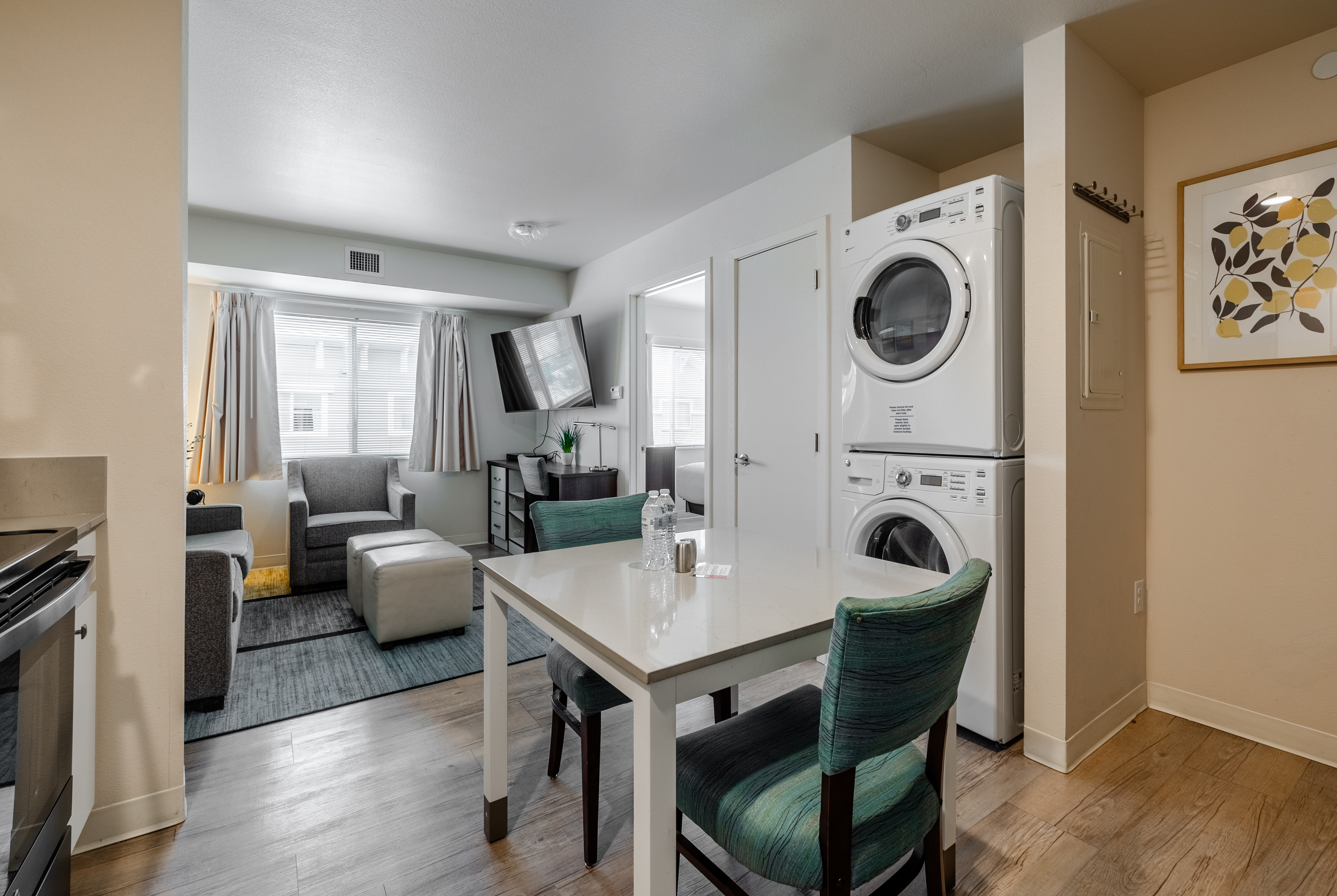 Guest room at the WaterWalk Extended Stay Wichita in Wichita, Kansas