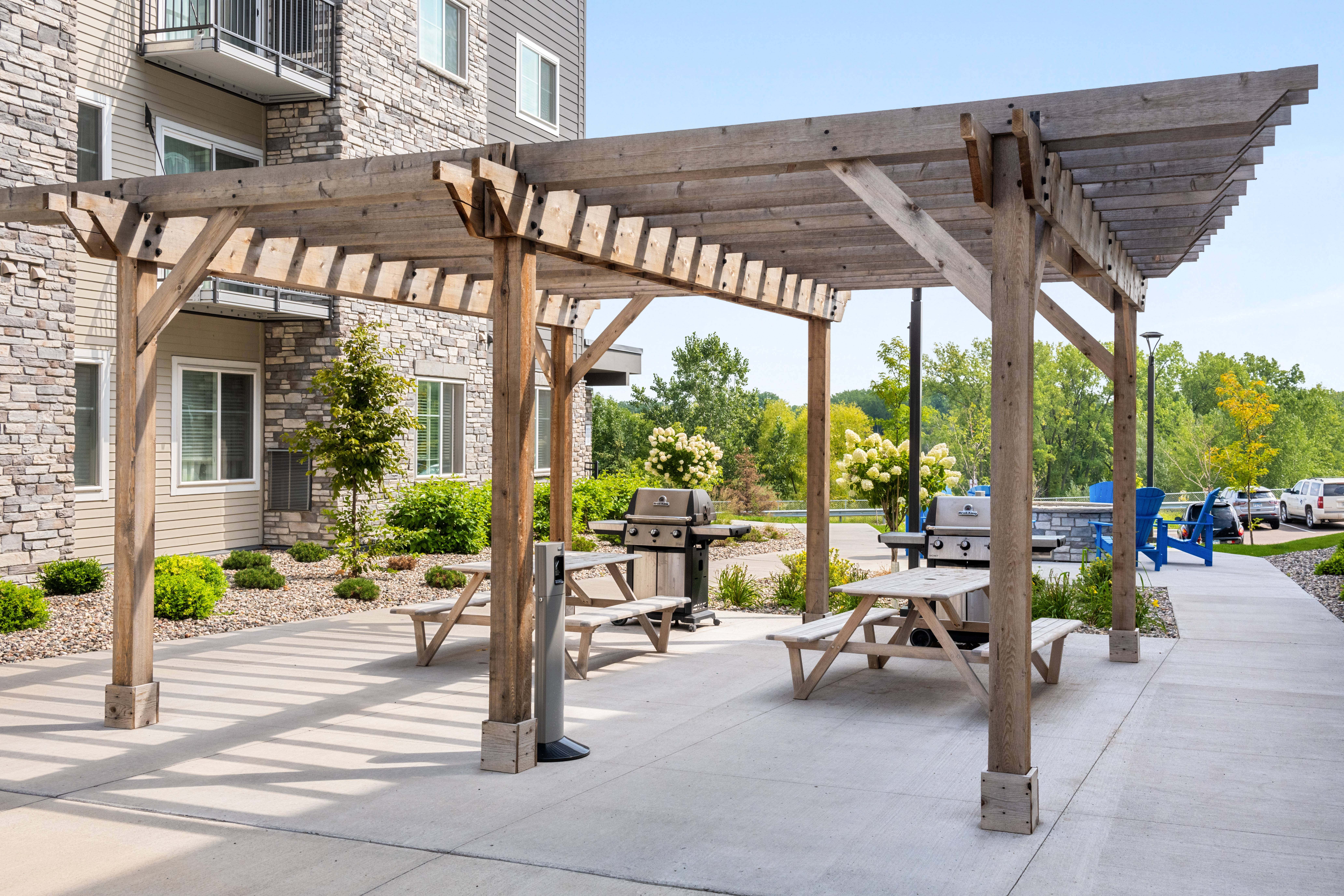 BBQ grill at WaterWalk Extended Stay Minneapolis - Plymouth in Plymouth, Minnesota