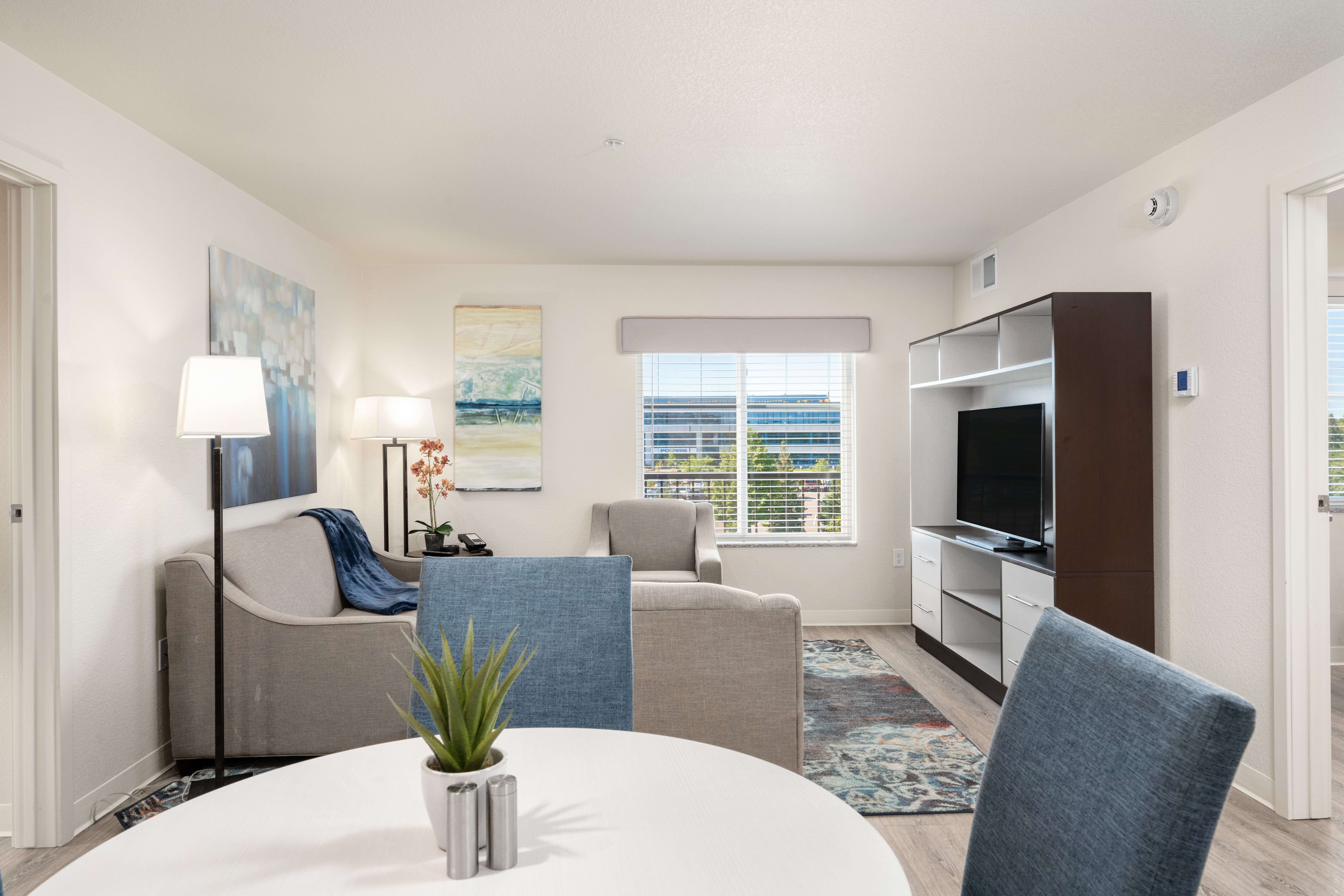 Guest room at the WaterWalk Extended Stay Minneapolis - Plymouth in Plymouth, Minnesota