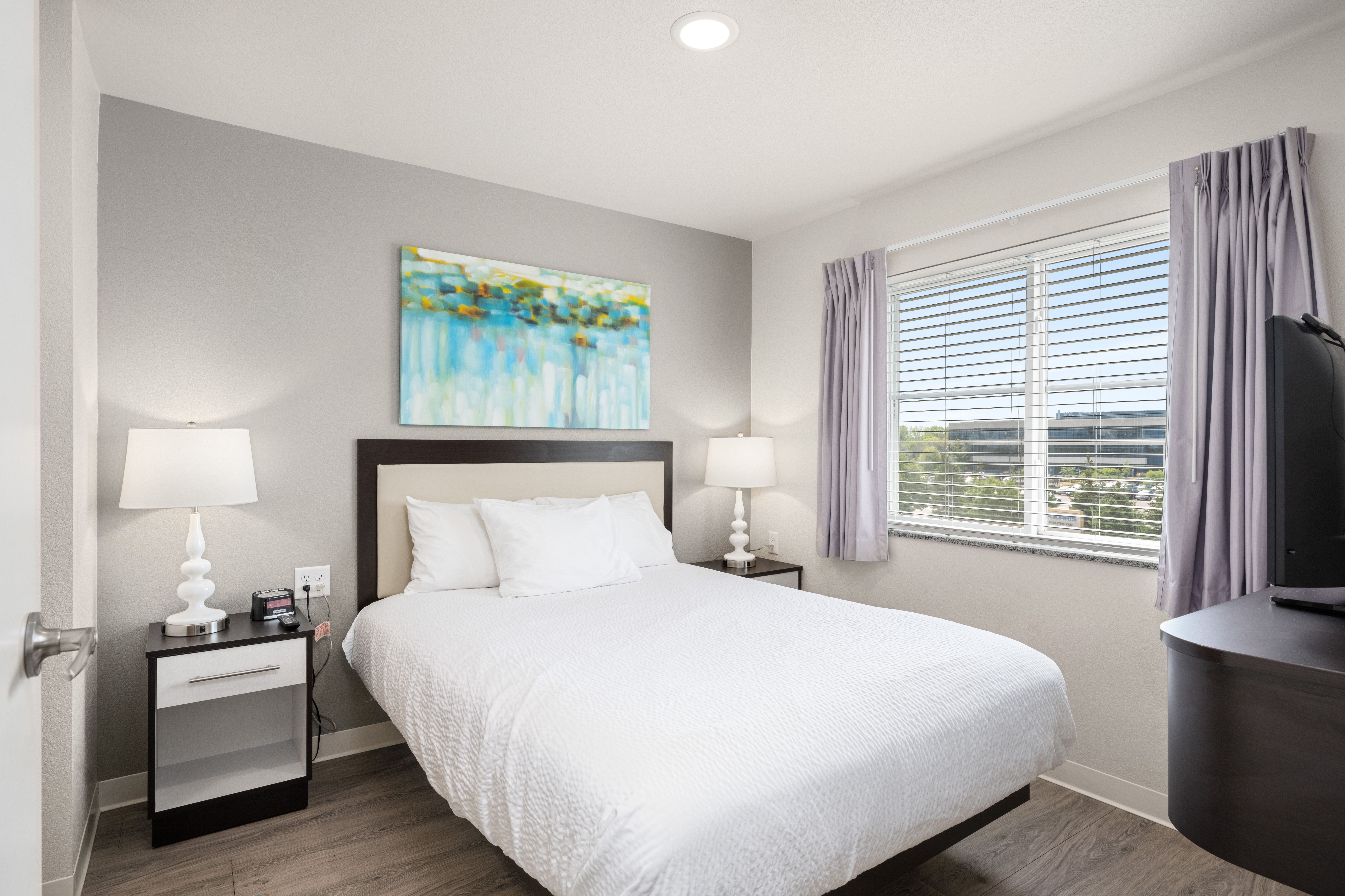 Guest room at the WaterWalk Extended Stay Minneapolis - Plymouth in Plymouth, Minnesota