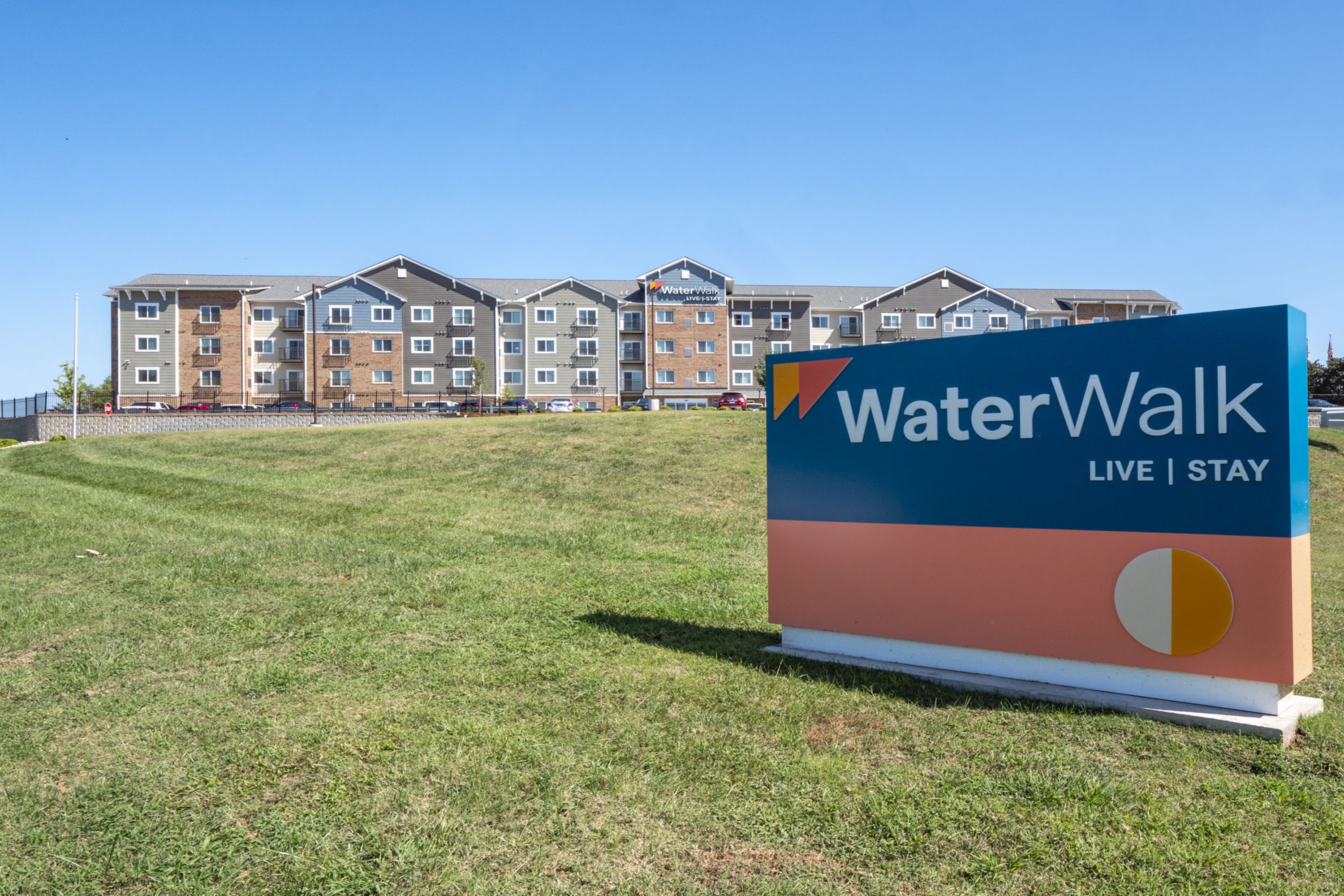 Exterior of WaterWalk Extended Stay Charlotte - Arrowood hotel in Charlotte, North Carolina