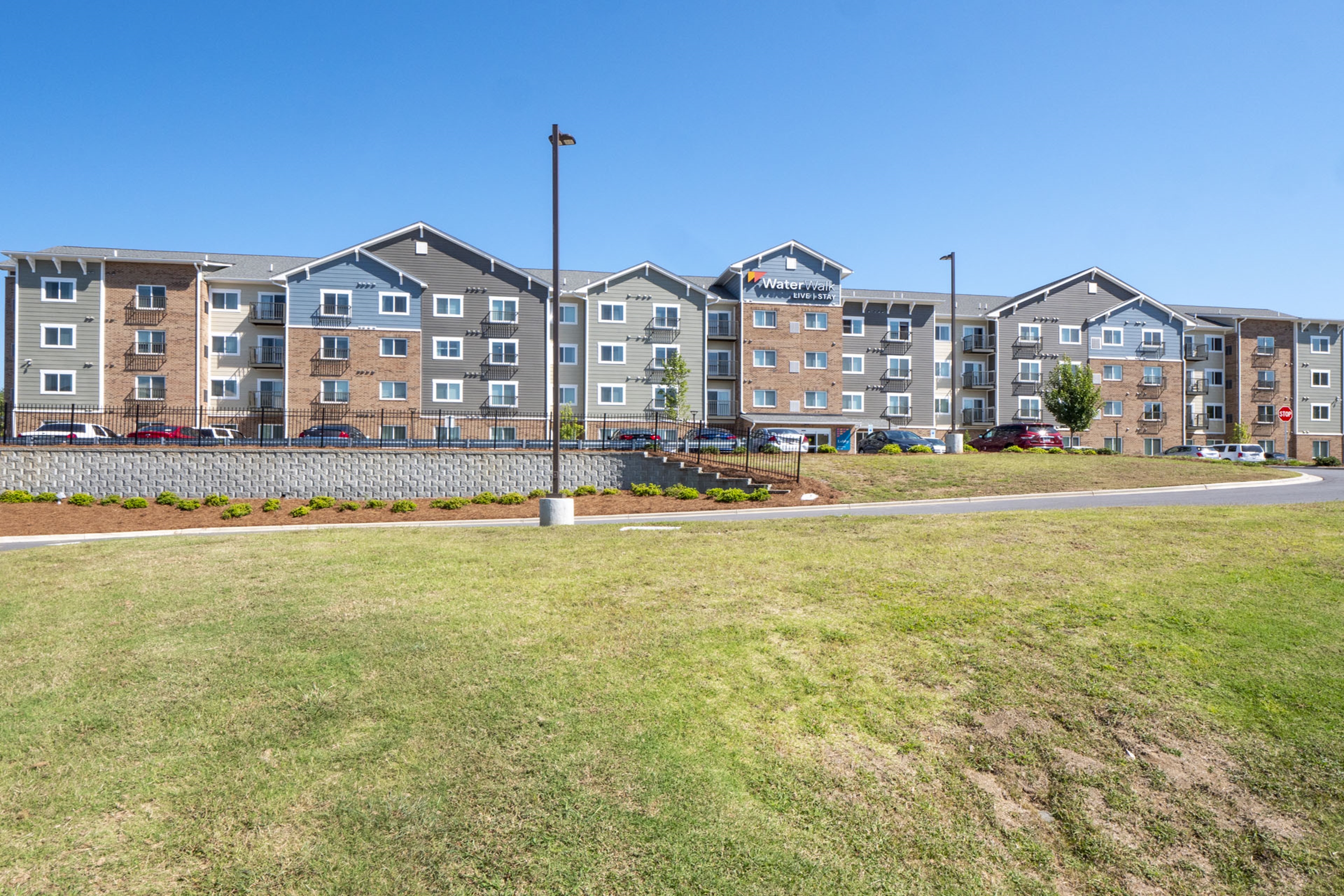 Exterior of WaterWalk Extended Stay Charlotte - Arrowood hotel in Charlotte, North Carolina