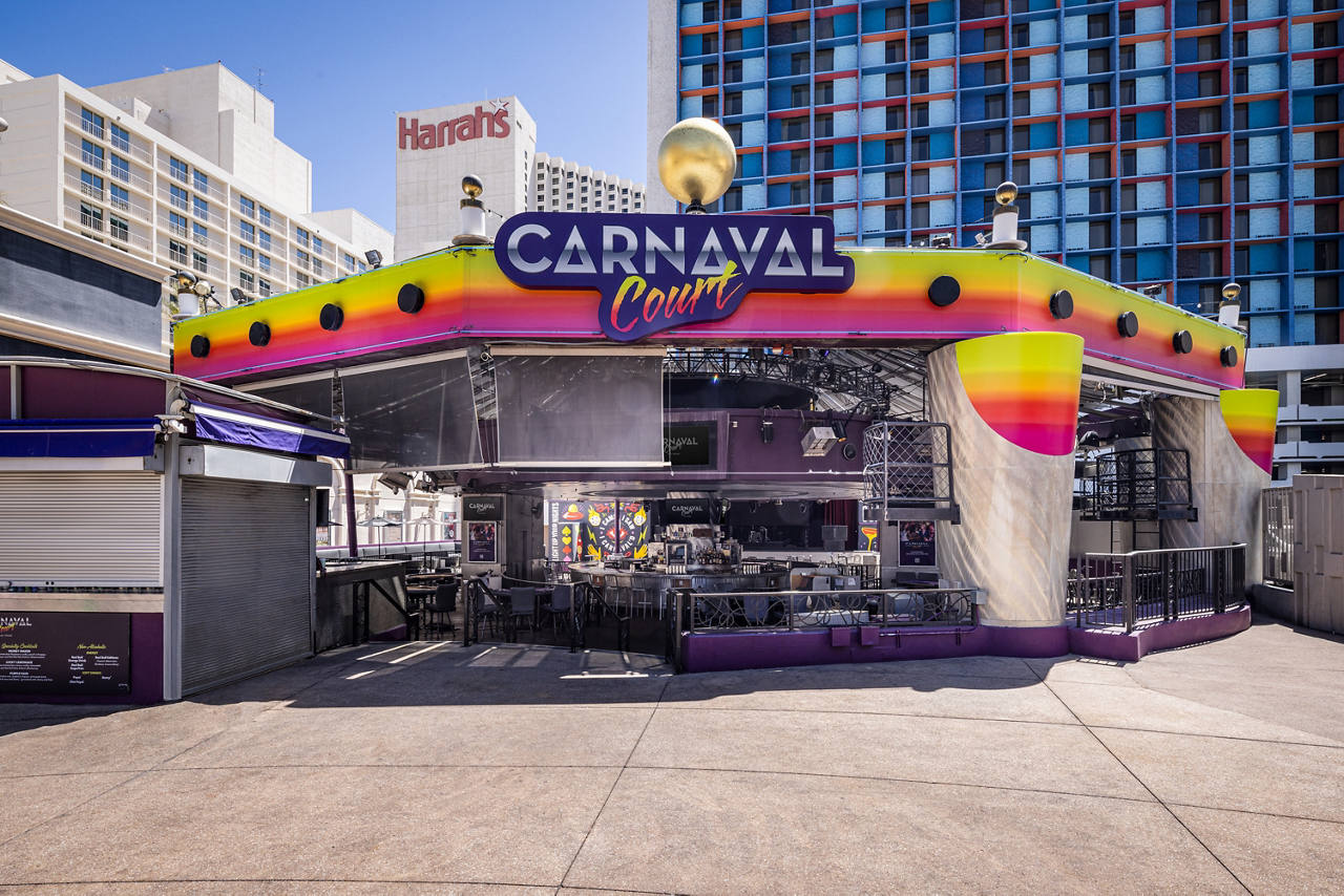 Carnaval Court at Harrah's Las Vegas.  Shot May 2024.
