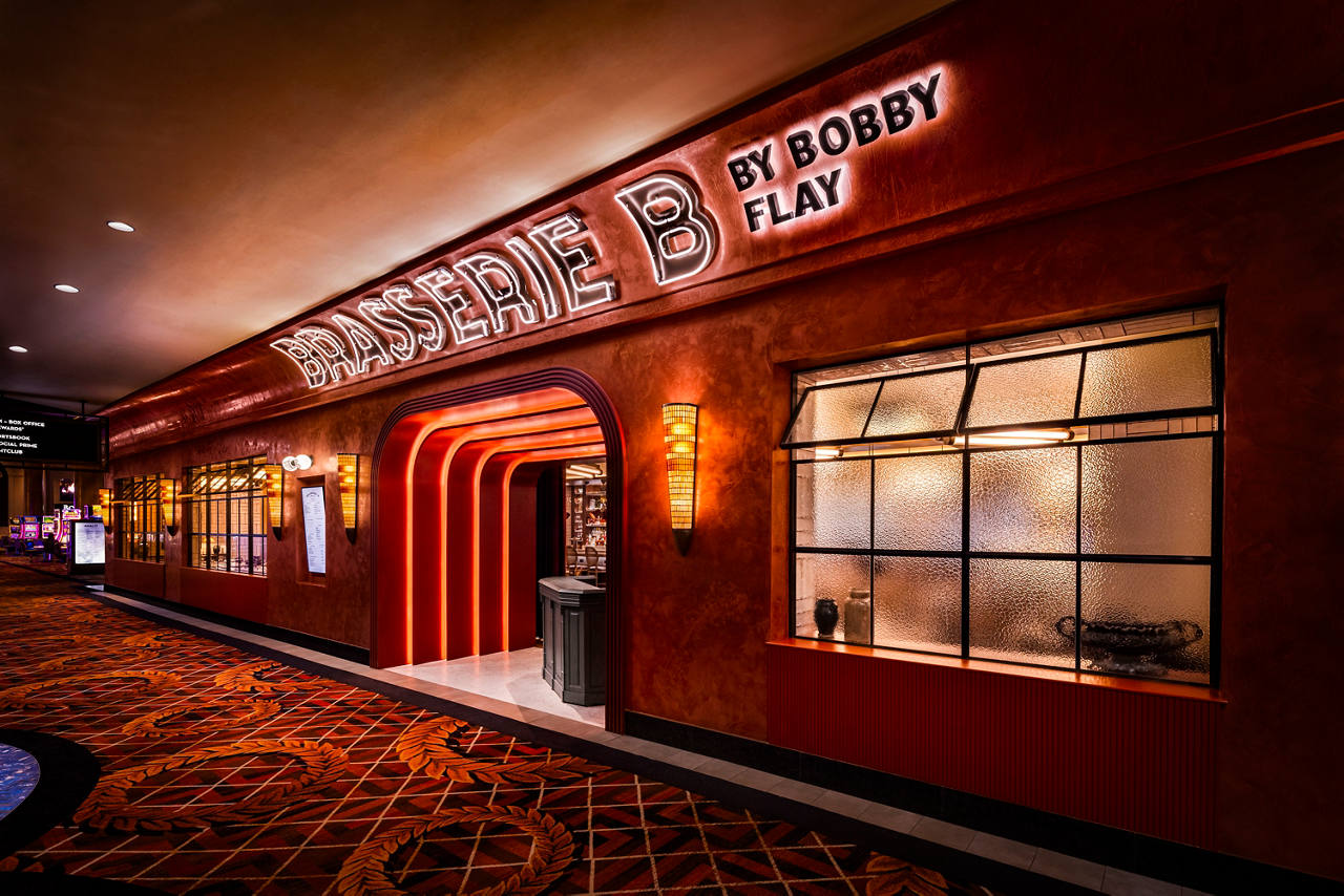 Brasserie B By Bobby Flay at Caesars Palace Las Vegas.  Images shot April 2024.