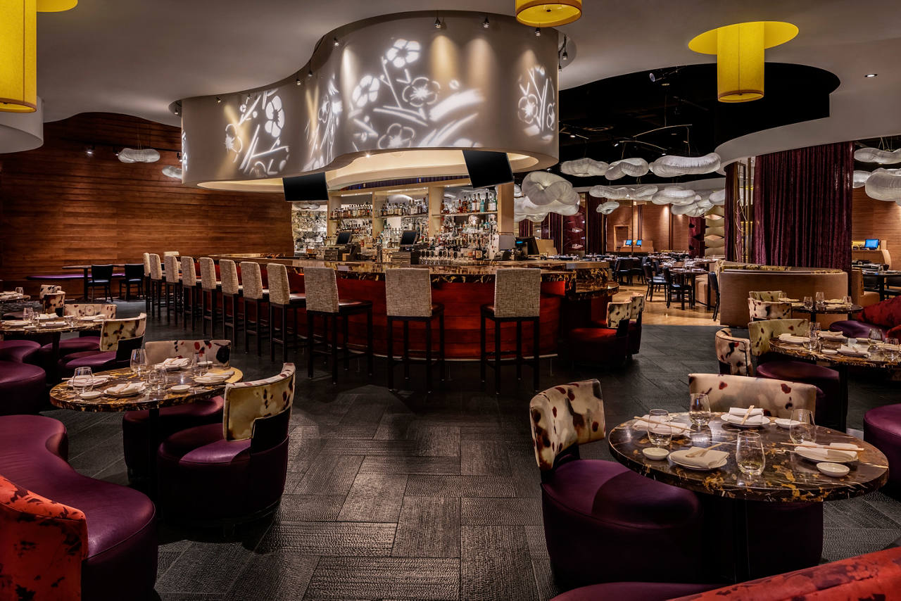 Architecture shots of Nobu Restaurant at Caesars Palace.  February 2025
