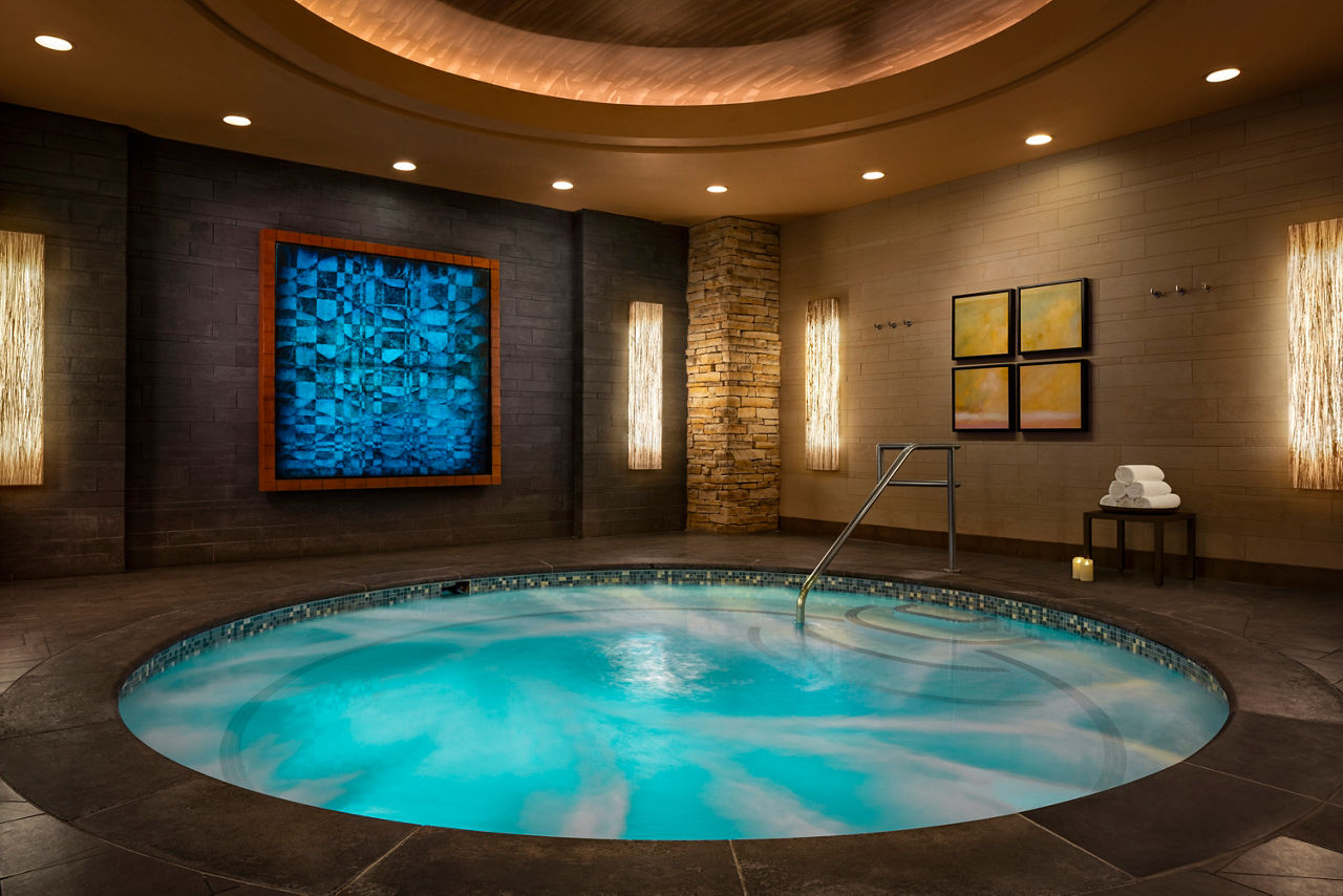 Qua Baths & Spa at Caesars Palace in Las Vegas, NV.  Architecture Images.  Shot October 2024.
